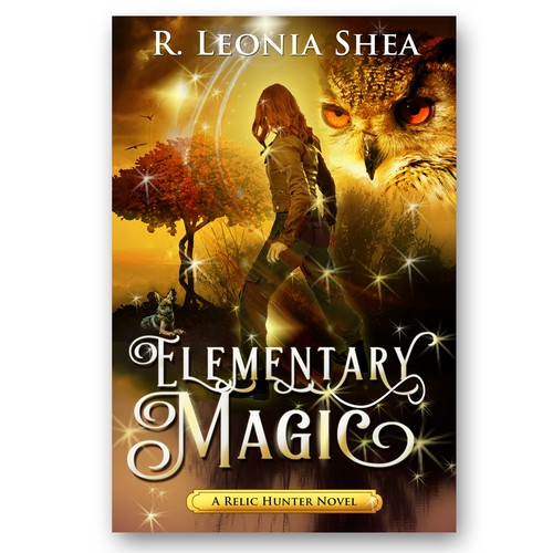 Book cover for fun fantasy mystery