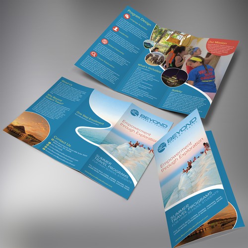 Create an exciting/adventurous/fun/professional brochure for Beyond Student Travel
