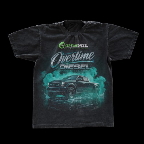 Truck repair shop T-Shirt design