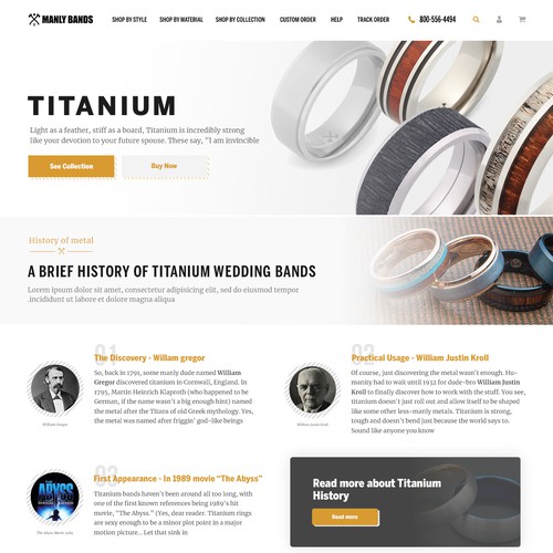 Design for Titanium rings 