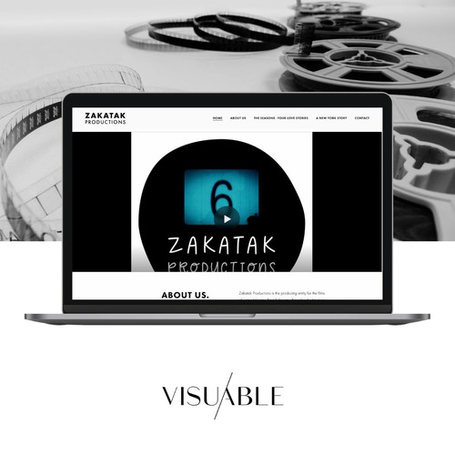 Squarespace Website Design for a production company  