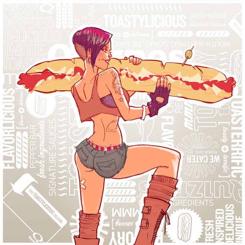 Create a Superhero for Quiznos- Awarding 15 Winning Designs