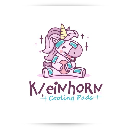 Unicorn Logo design for the "KeinHorn" (cooling pads)