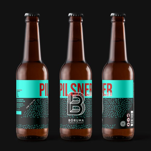 Bóruma beer label