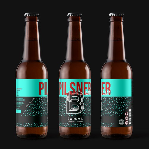 Bóruma beer label
