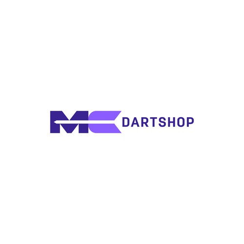 Combination logo design for mc dartshop