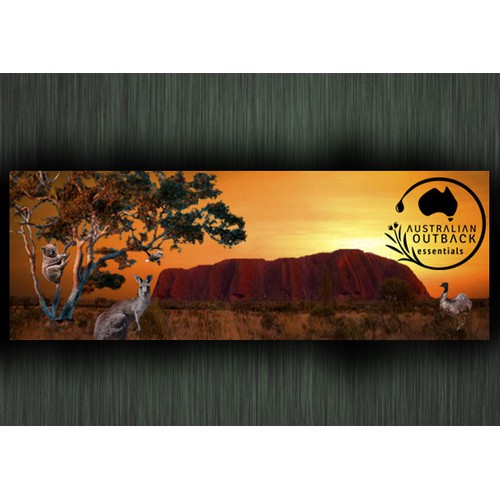 Create the header for my website... please Australian Outback Essentials... Thanks