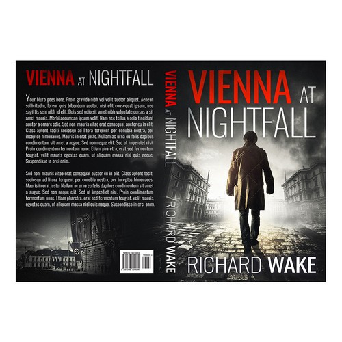 1930's spy novel book cover design