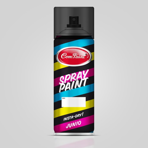 A fun spray paint design