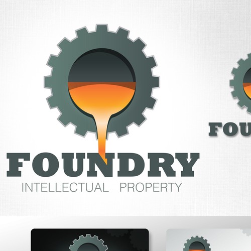 logo and business card for Foundry Intellectual Property