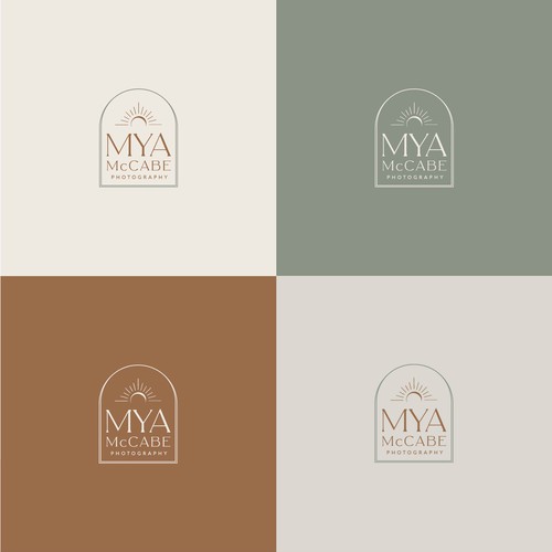 Logo concept for "MYA McCABE photography""