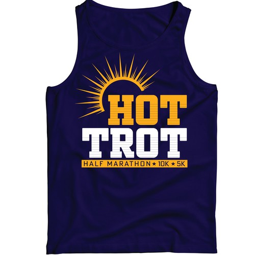 Design a t-shirt logo for a SUMMER half marathon
