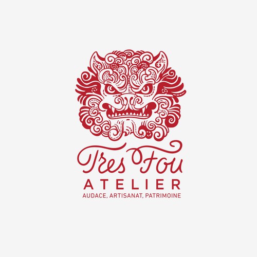Illustrative and lettering for Tres Fou Atelier