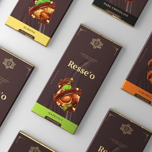 Resse'o - Chocolate Packaging Design