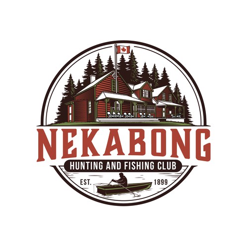 Nekabong - Hunting and Fishing Club Logo