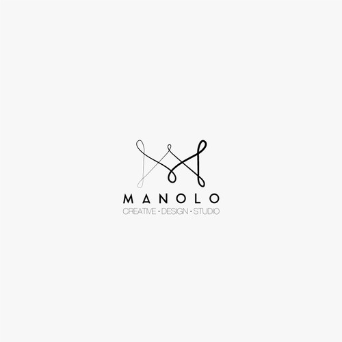 Logo for gesign studio "MANOLO"