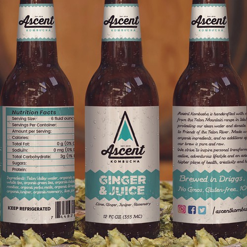 New kombucha brewery seeking label design