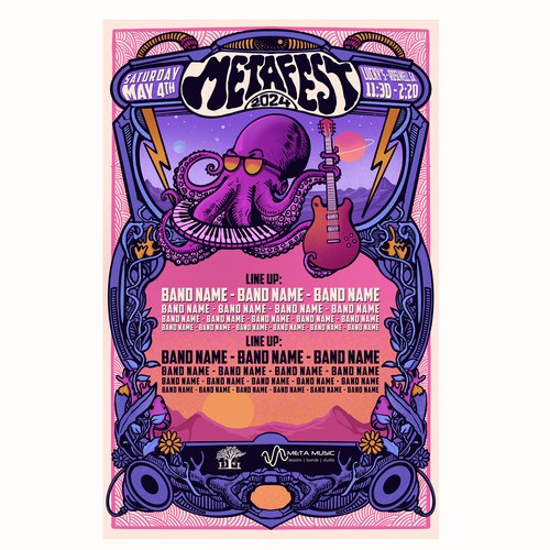 Meta Fest 2024 Poster design