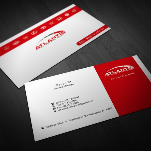 AAA rating Business Card