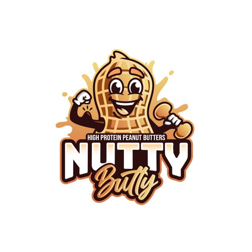 Fun & Energetic Peanut mascot
