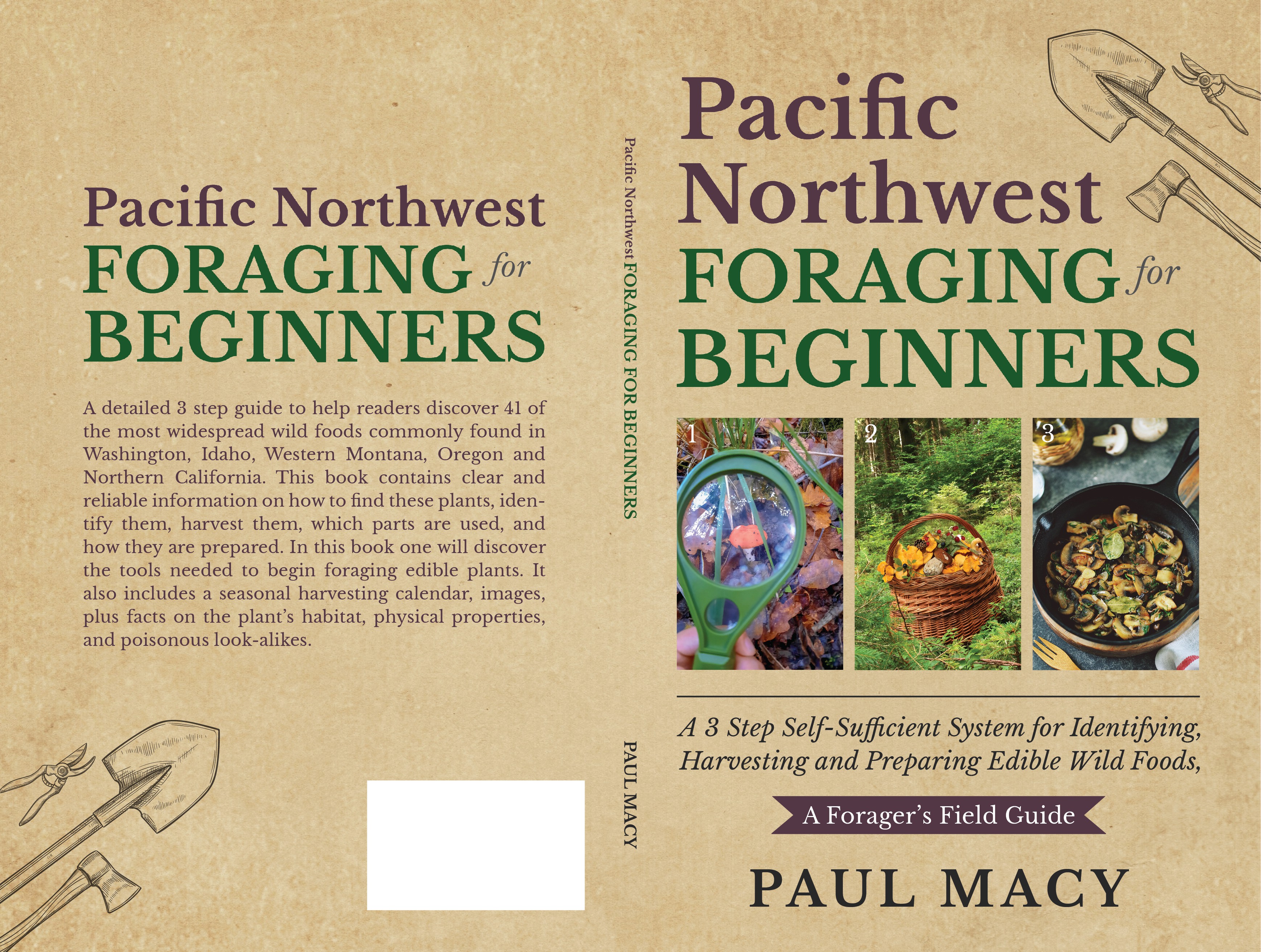 We need a modern looking Pacific Northwest Foraging book cover