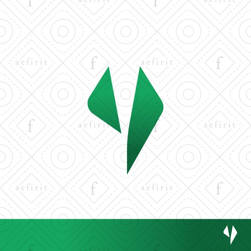 Abstract letter V Logo