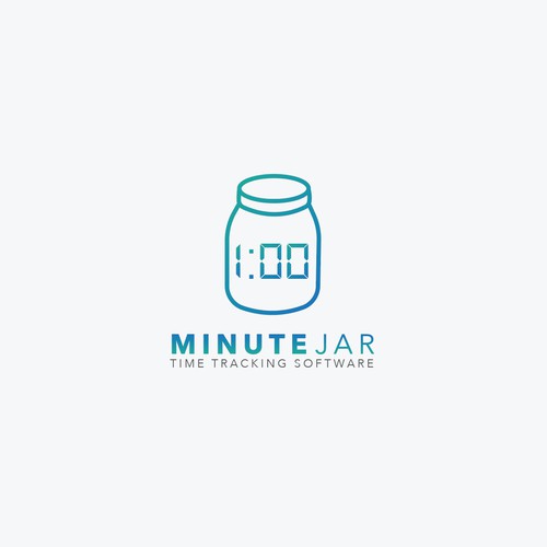 Logo concept for time tracking software