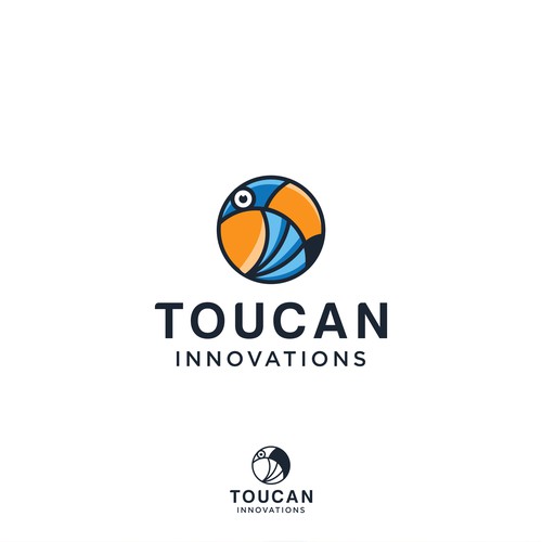 toucan logo, very suitable for industries that need toucan as an icon