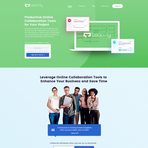 work done for teamly company