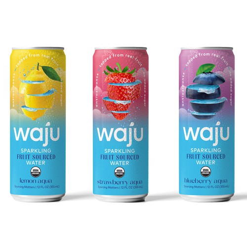 Waju Fruit Water redesign