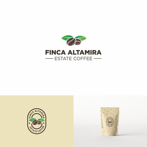 Finca Altamira Coffee logo concept