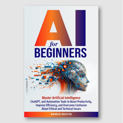 AI for Beginners – Futuristic Tech Learning Cover