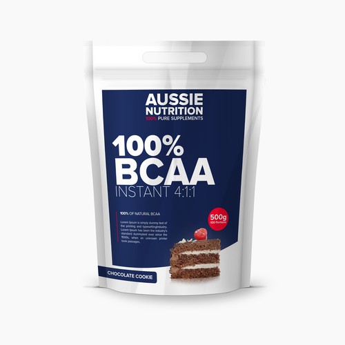 Aussie Nutrition supplement range needs new packaging!