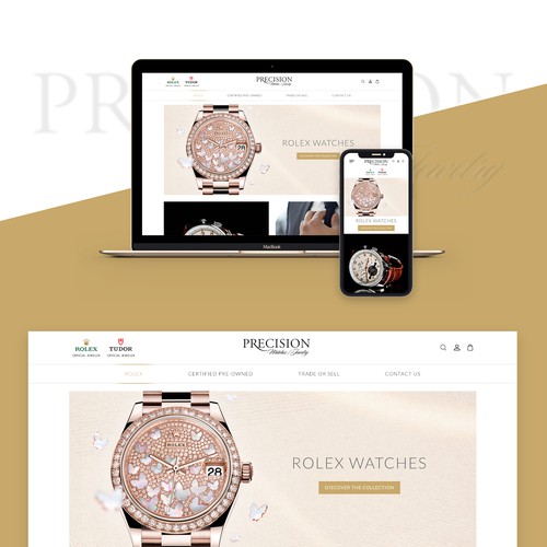 Website Design for High End Luxury Watches