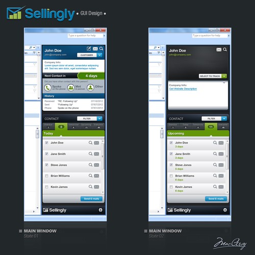 Sellingly - an HTML app - needs a rethought and redesigned UI.
