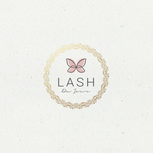 logo for luxurious brand for  eyelashes