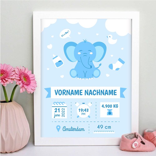 Poster for newborn babies