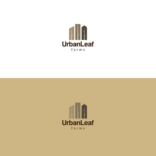 Logo for "UrbanLeaf Farms"