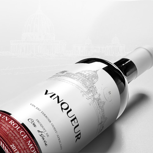 Wine label concept