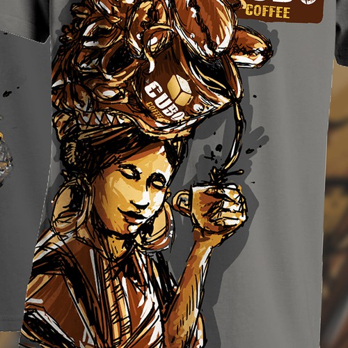 Create a T-Shirt for a Coffee Company, that is revolutionizing the industry!