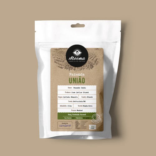 Packaging for Moema Specialty Coffees