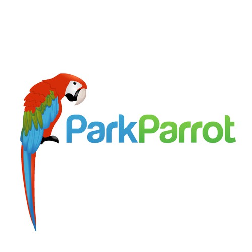 Logo concept for ParkParrot
