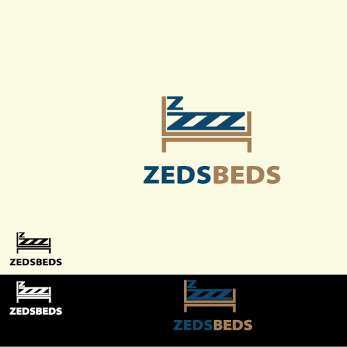 Depicted logo for beds