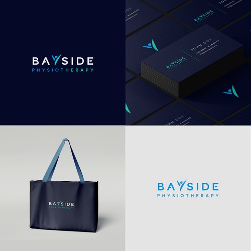Physiotherapy business logo design