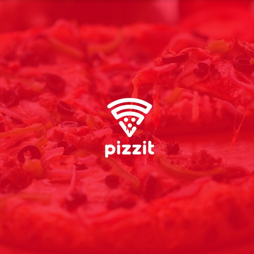Rejected logo for Pizza mobile apps.