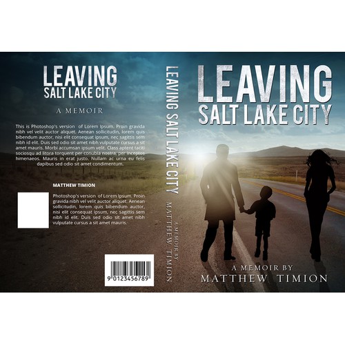 Create the next book or magazine cover for Leaving Salt Lake City