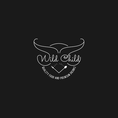 Create a logo for "Wild Child" a hip new bar in Chicago