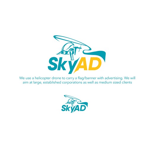 SkyAd Helicopter drone