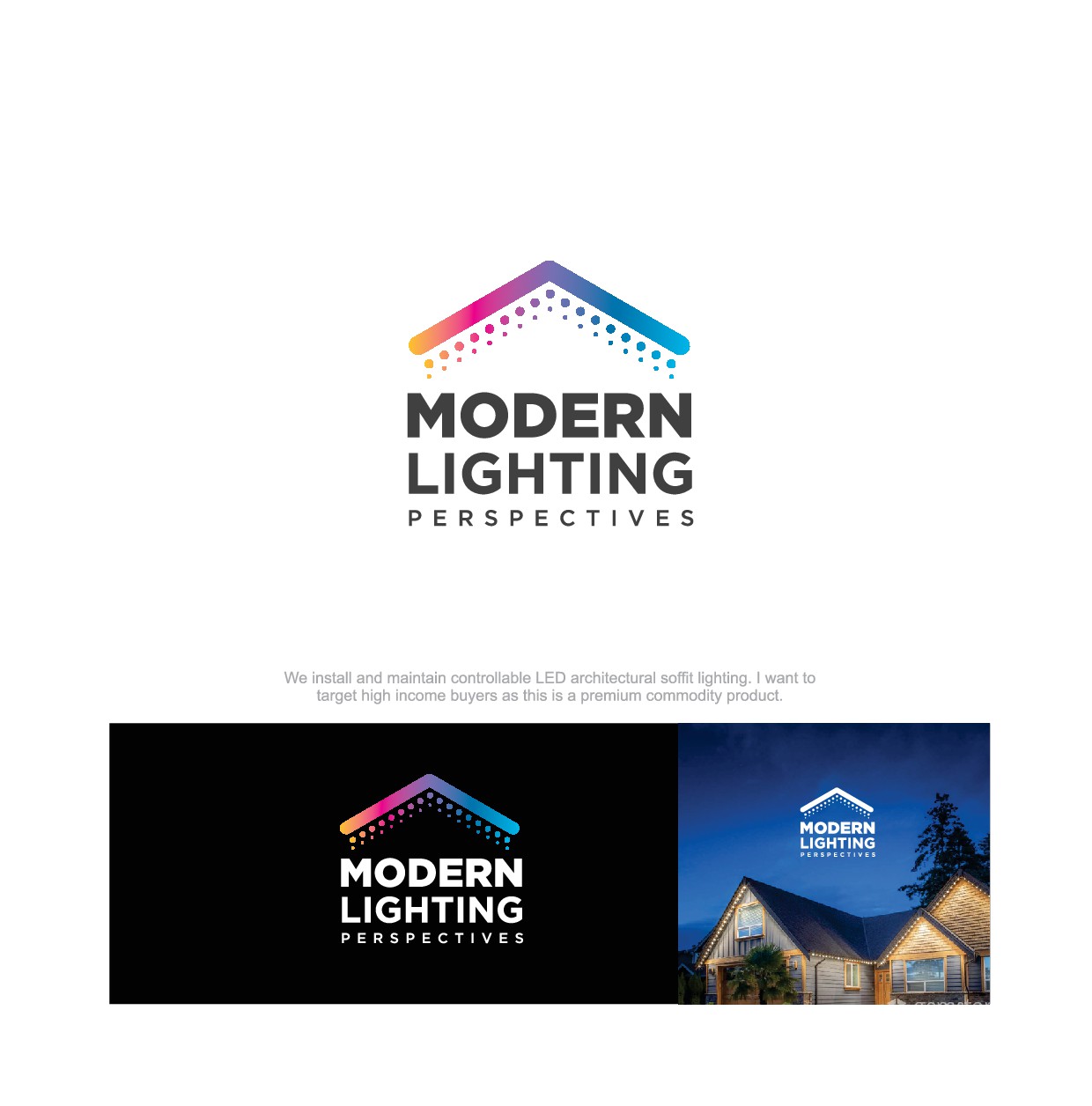 Modern sophisticated logo design for Premium LED Architectural Lighting Company
