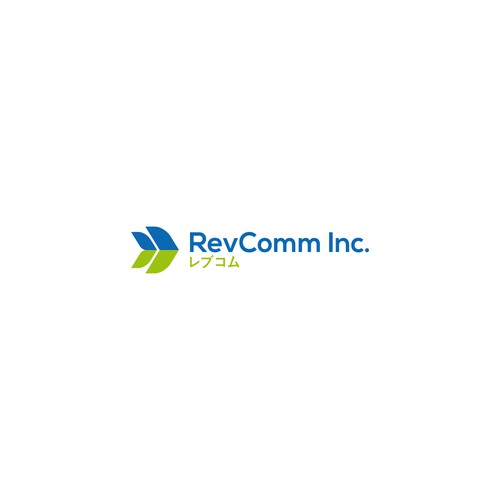 simple logo concept for revcomm